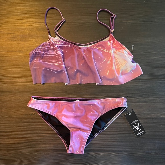 NWT Wildfox Swim Firework Bikini Medium - Picture 2 of 10